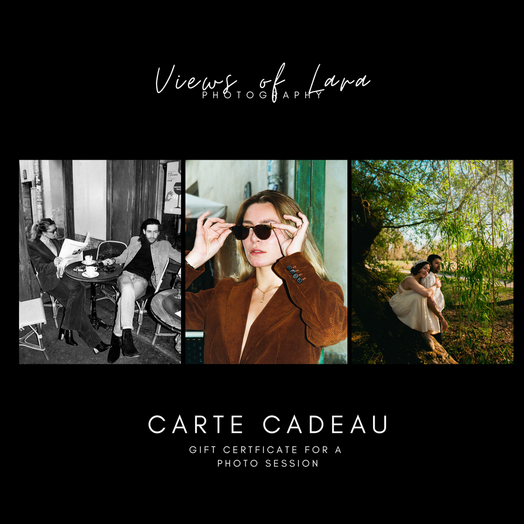 Carte cadeau - Argentique/Digital 1 ou 2 pers. (2h45)