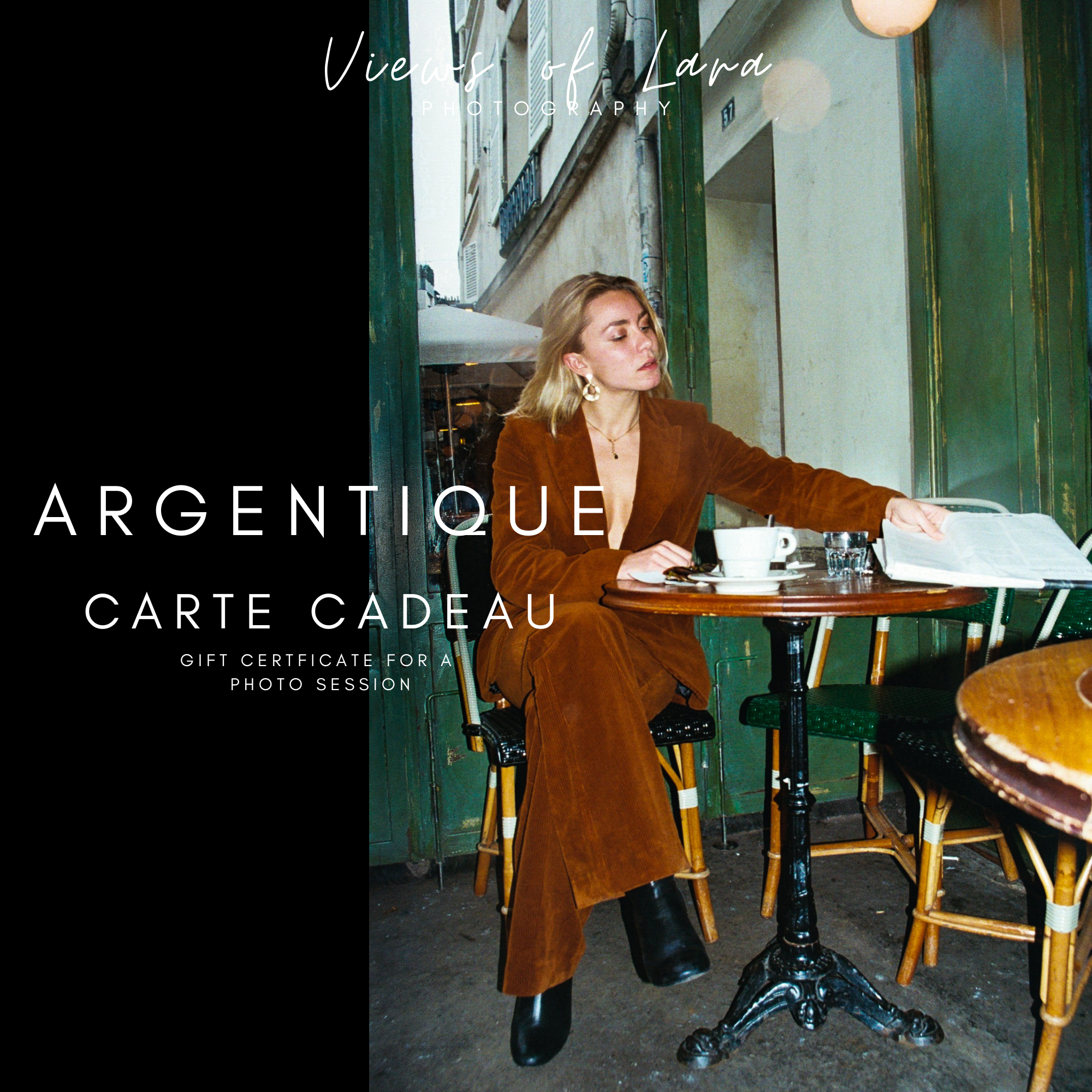 Carte cadeau - Argentique/Digital 1 ou 2 pers. (2h45)