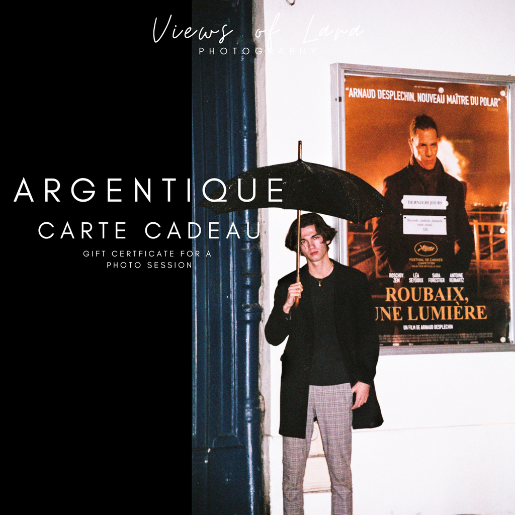 Carte cadeau - Argentique/Digital 1 ou 2 pers. (2h45)